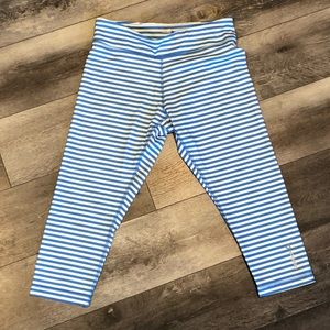 Women’s stripped Reebok capris